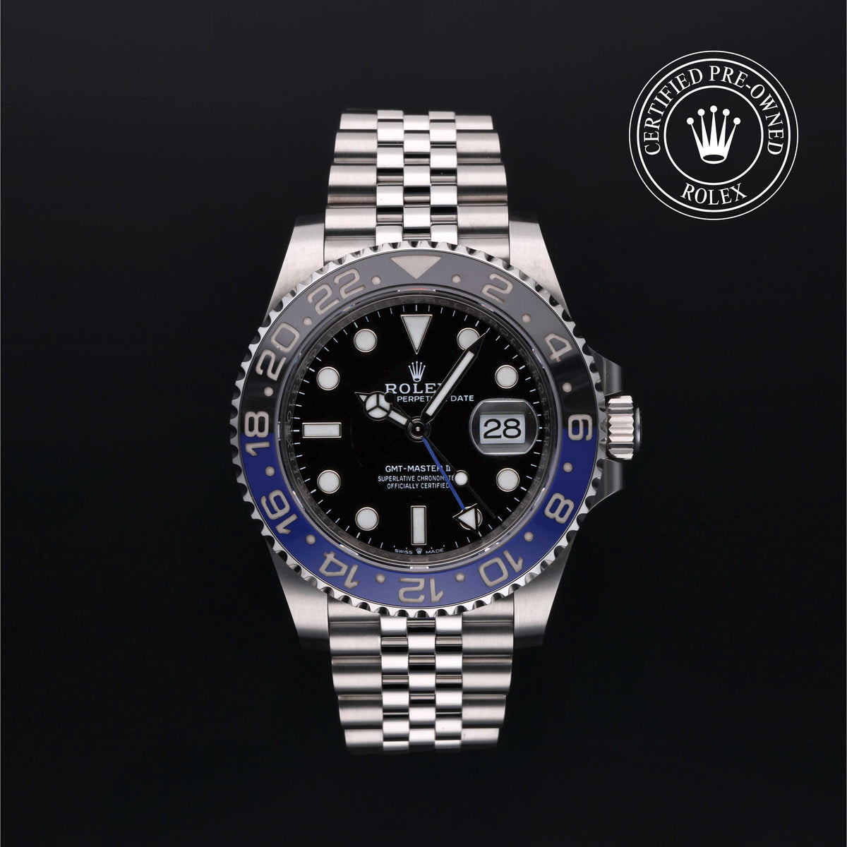 Rolex Certified Pre-Owned GMT-Master II at Henne Jewelers 126710BLNR