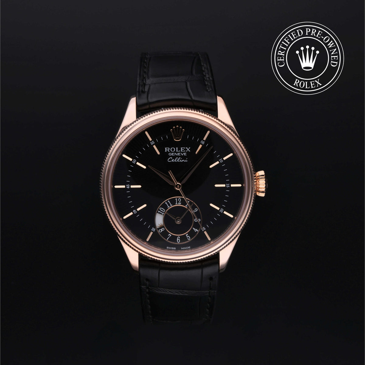 Rolex Certified Pre-Owned Cellini Dual Time at Henne Jewelers 50525