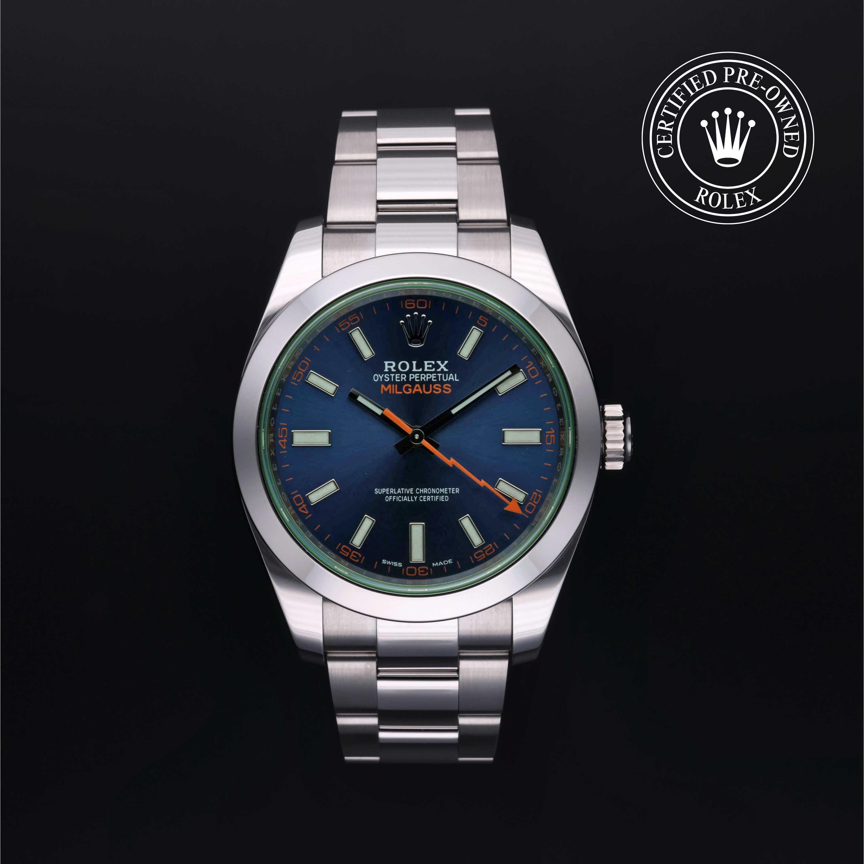 Rolex Certified Pre-Owned Milgauss at Henne Jewelers 116400GV
