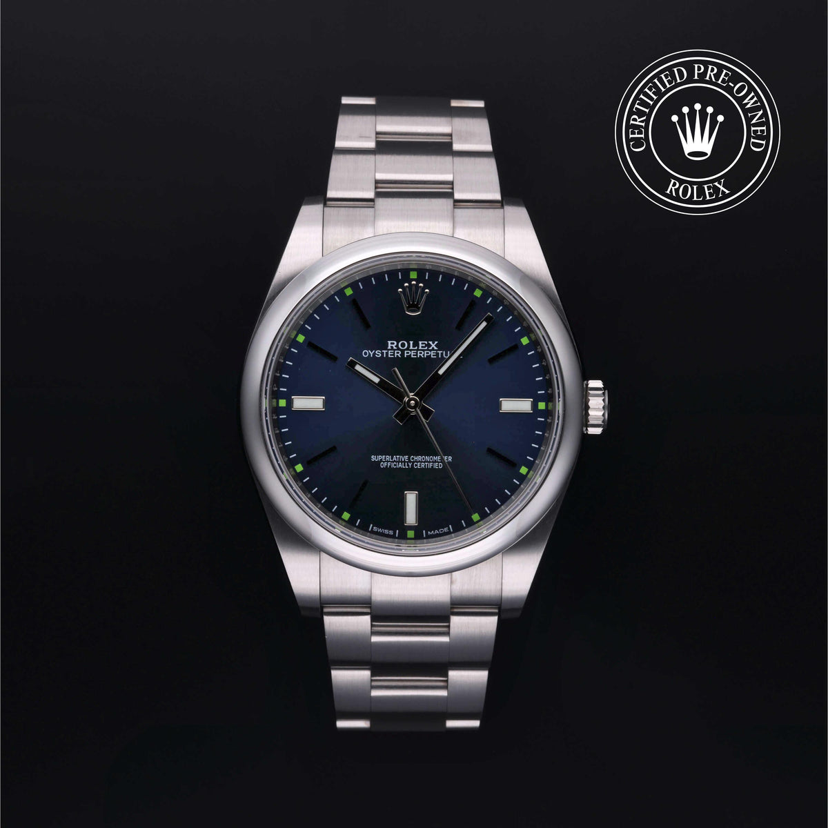 Rolex Certified Pre-Owned Oyster Perpetual 39 at Henne Jewelers 114300