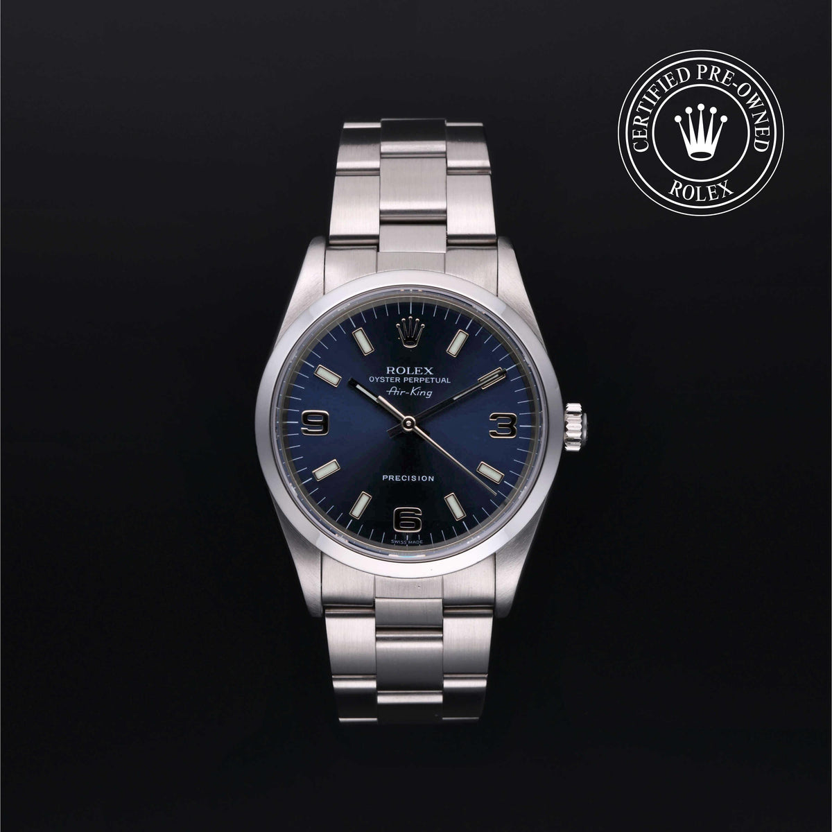 Rolex Certified Pre-Owned Oyster Perpetual 34 at Henne Jewelers 14000