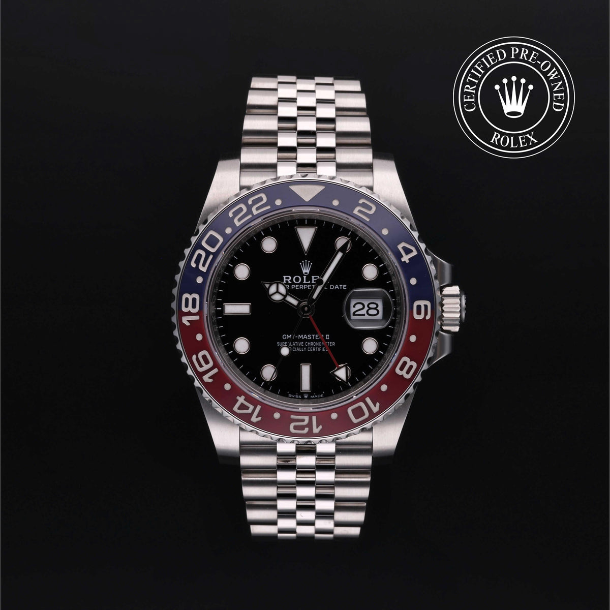 Rolex Certified Pre-Owned GMT-Master II at Henne Jewelers 126710BLRO
