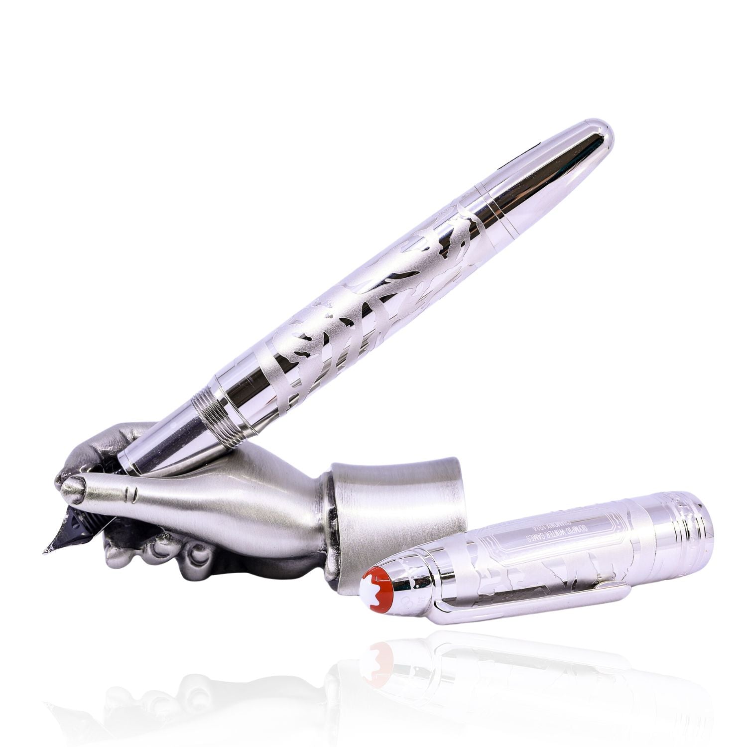 MONTBLANC MEISTERSTUCK X OLYMPIC HERITAGE CHAMONIX 1924 SOLITAIRE LEGRAND FOUNTAIN PEN
