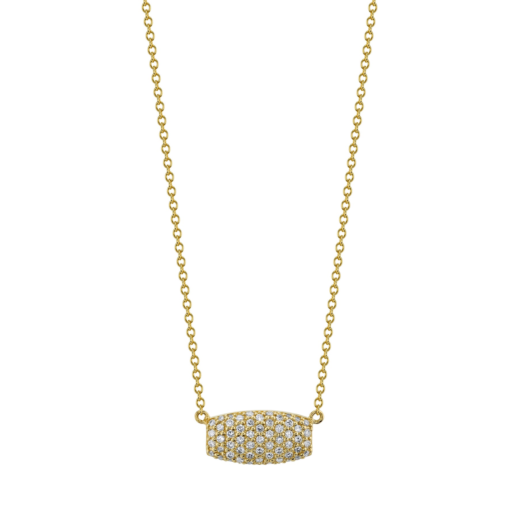 SLOANE STREET 18K YELLOW GOLD SAMANTHA PAVE DIAMOND PENDANT NECKLACE - 0.25CTW