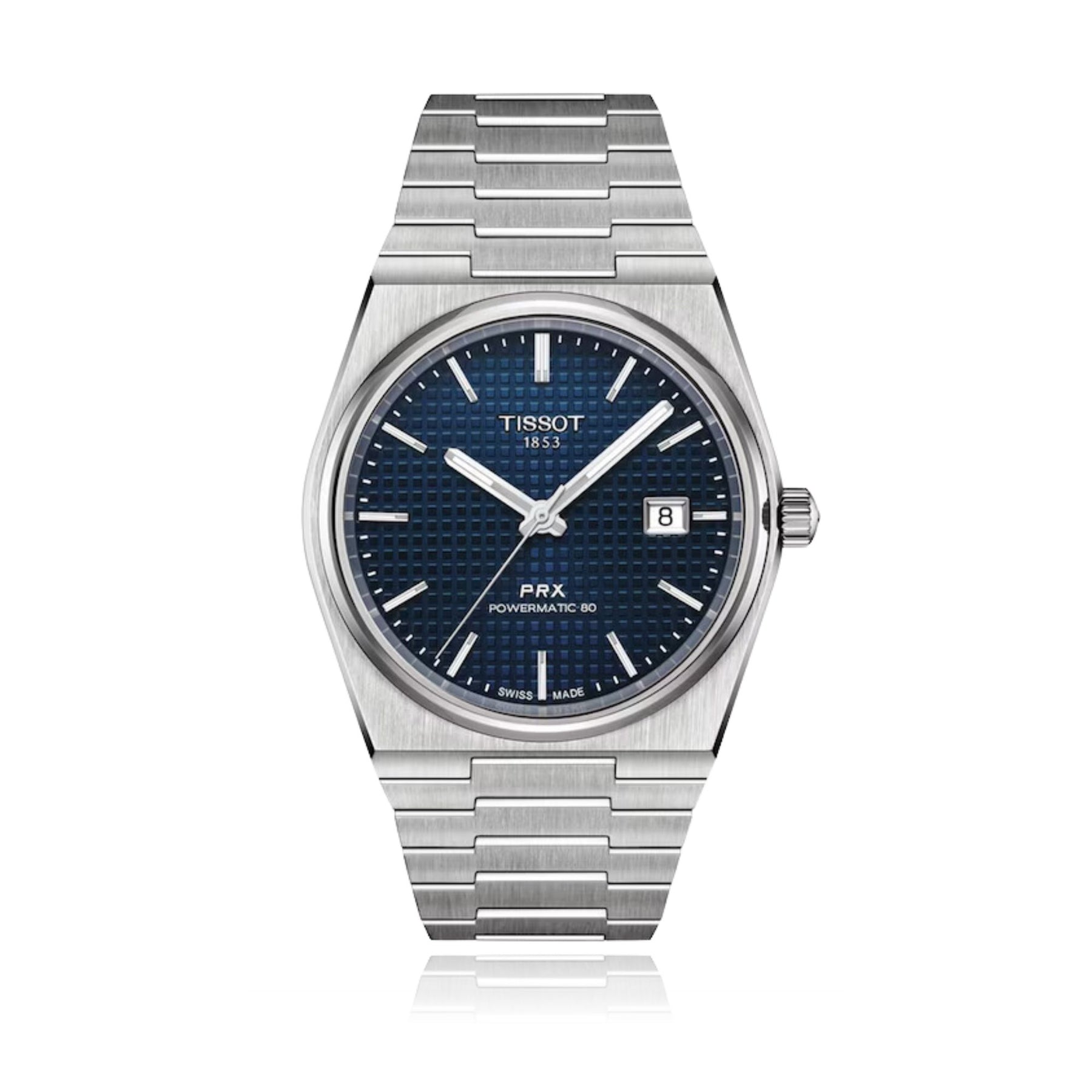 TISSOT PRX POWERMATIC 80 AUTOMATIC 40MM BLUE DIAL