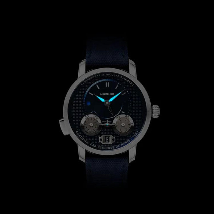 43MM MONTBLANC STAR LEGACY NICOLAS RIEUSSEC AUTOMATIC CHRONOGRAPH WATC