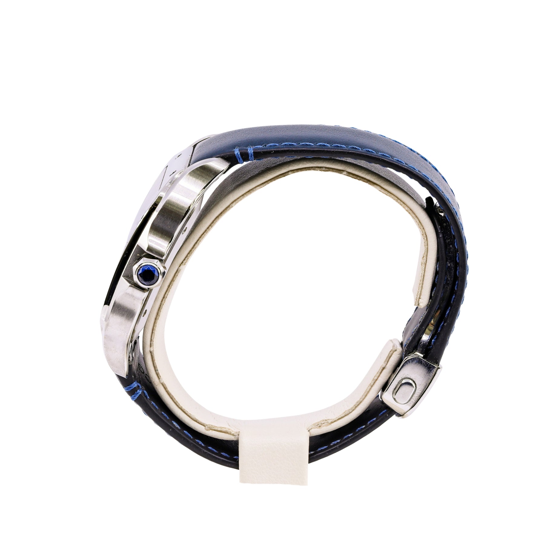 PRE-OWNED 2022 SANDOS DE CARTIER AUTOMATIC TANK WATCH  279-02656