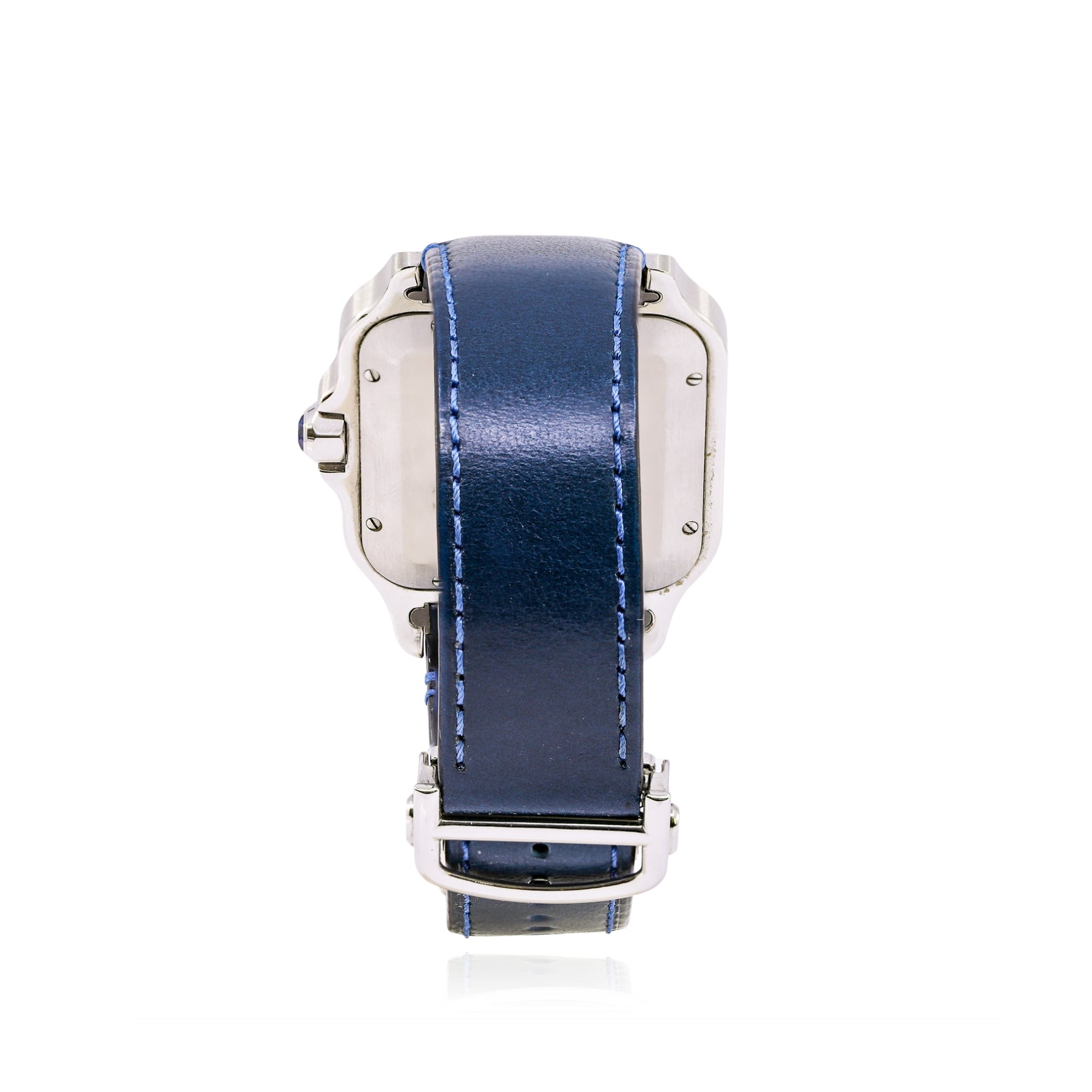PRE-OWNED 2022 SANDOS DE CARTIER AUTOMATIC TANK WATCH  279-02656