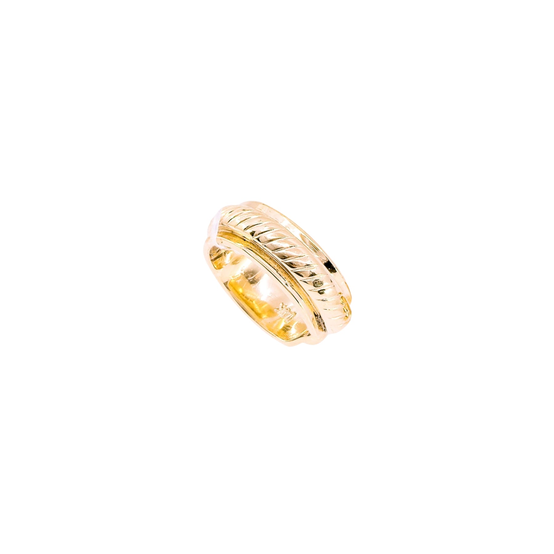 ESTATE JENNY LIN UPCYCLED 14K YELLOW GOLD EAR CUFFS