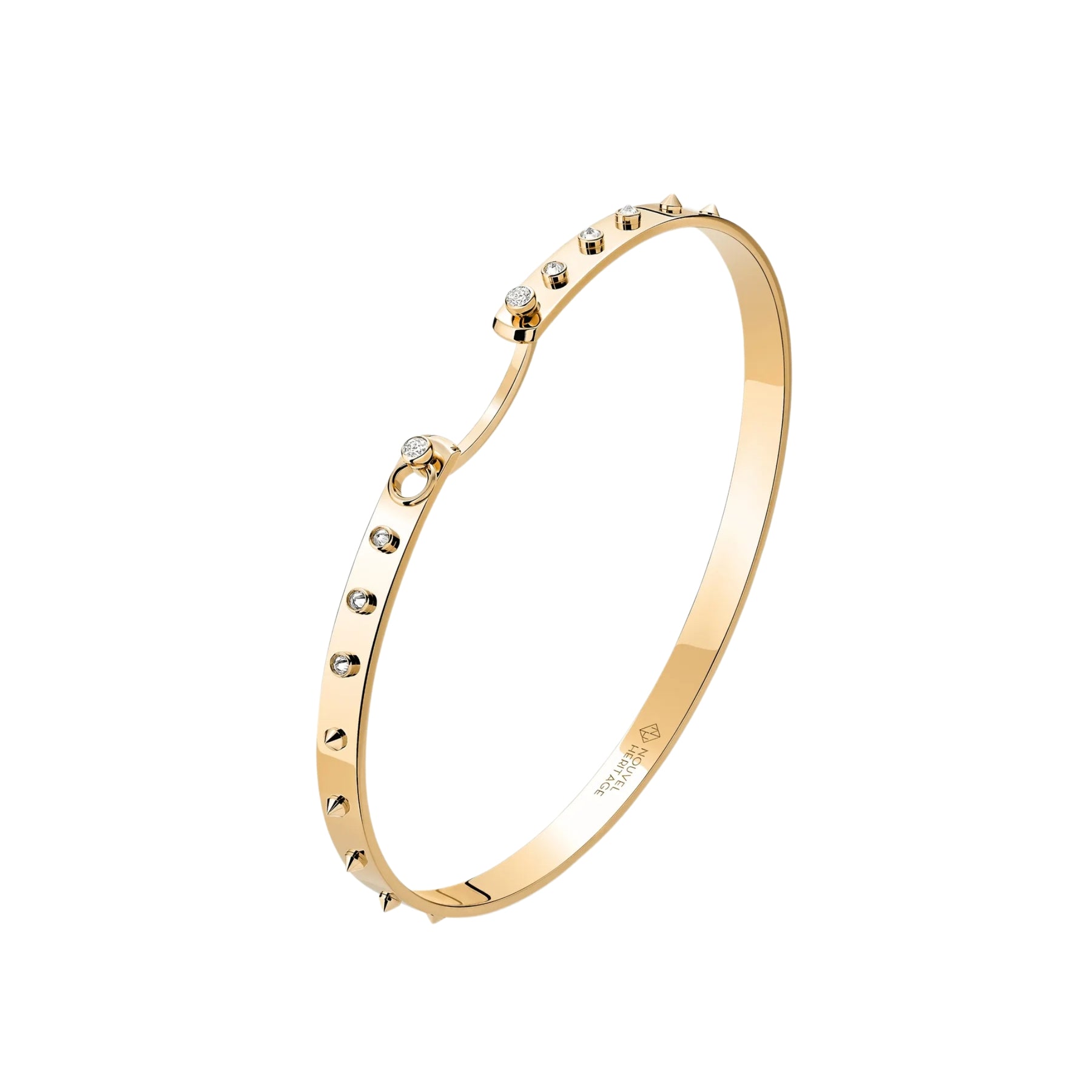 NOUVEL HERITAGE 18K YELLOW GOLD 4MM &