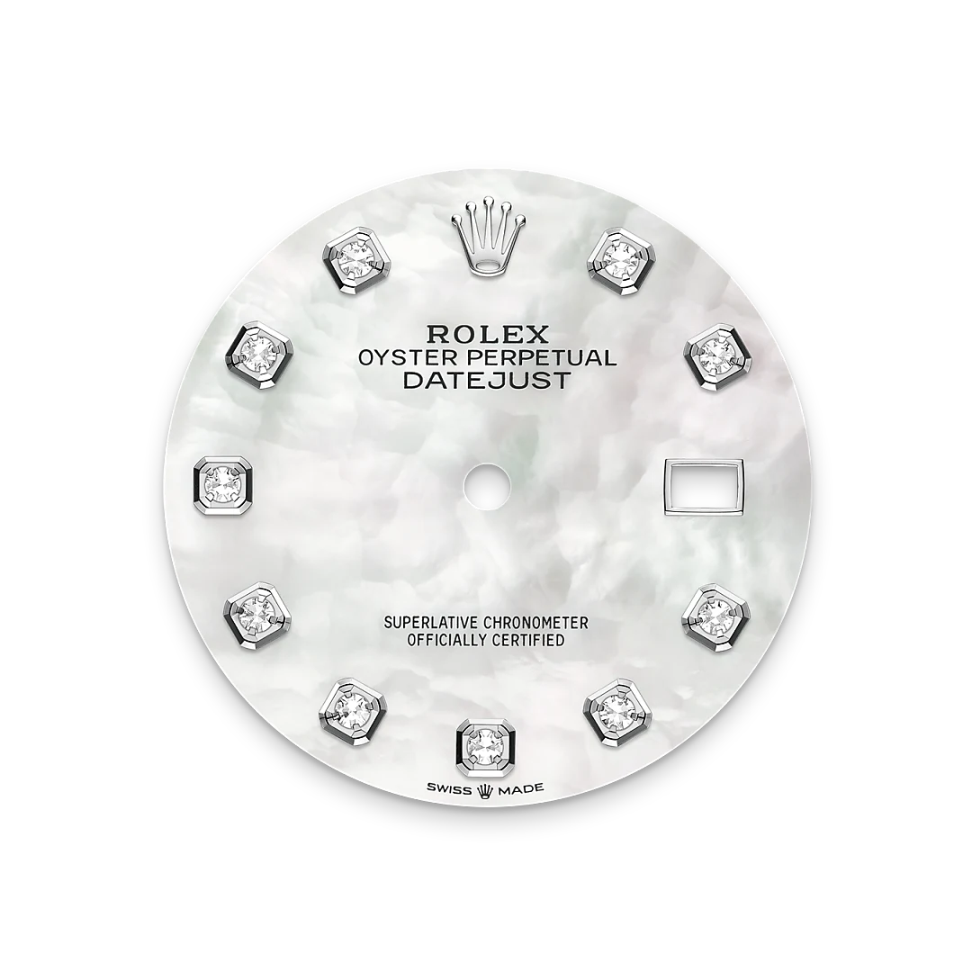 Rolex  Datejust 36 Oyster, 36 mm, Oystersteel, white gold and diamonds M126284RBR-0011