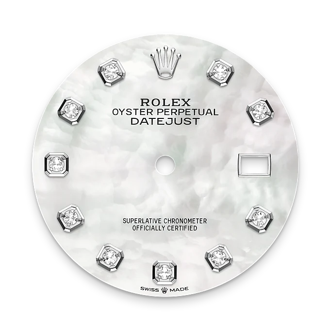 Rolex  Datejust 36 Oyster, 36 mm, Oystersteel, white gold and diamonds M126284RBR-0011