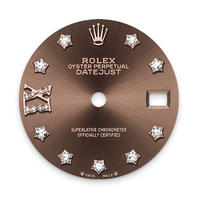 Rolex  Lady-Datejust Oyster, 28 mm, Everose gold and diamonds M279135RBR-0001