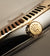 Close Up of Yellow Gold Rolex Crown on Watch