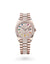Rolex Day-Date 36 Day-Date Oyster, 36 mm, Everose gold and diamonds - M128345RBR-0043 at Henne Jewelers