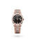 Rolex Day-Date 36 Day-Date Oyster, 36 mm, Everose gold and diamonds - M128345RBR-0044 at Henne Jewelers