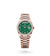 Rolex Day-Date 36 Day-Date Oyster, 36 mm, Everose gold and diamonds - M128345RBR-0068 at Henne Jewelers