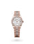 Rolex Datejust 31 Datejust Oyster, 31 mm, Everose gold and diamonds - M278285RBR-0005 at Henne Jewelers