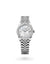 Rolex Datejust 31 Datejust Oyster, 31 mm, Oystersteel, white gold and diamonds - M278384RBR-0008 at Henne Jewelers