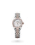 Rolex Lady-Datejust Oyster, 28 mm, Oystersteel, Everose gold and diamonds - M279381RBR-0013 at Henne Jewelers