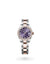 Rolex Lady-Datejust Oyster, 28 mm, Oystersteel, Everose gold and diamonds - M279381RBR-0016 at Henne Jewelers