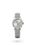 Rolex Lady-Datejust Oyster, 28 mm, Oystersteel, white gold and diamonds - M279384RBR-0021 at Henne Jewelers