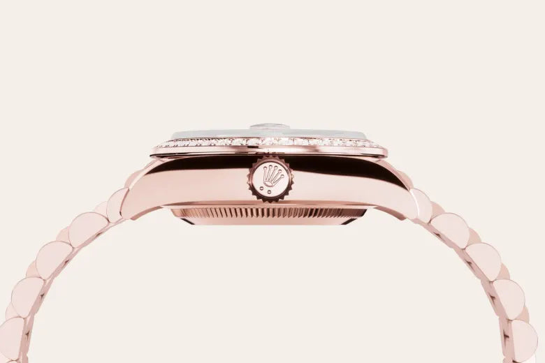 Rolex  Lady-Datejust Oyster, 28 mm, Everose gold and diamonds M279135RBR-0001