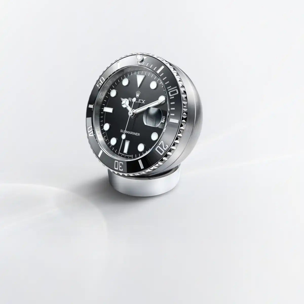 Rolex Submariner Date desk clock in Stainless Steel, C909010LN-0001 at Henne Jewelers