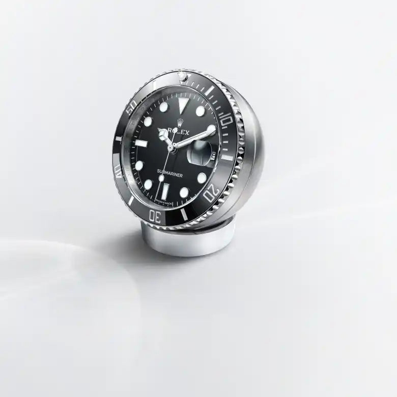 Rolex Submariner Date desk clock in Stainless Steel, C909010LN-0001 at Henne Jewelers