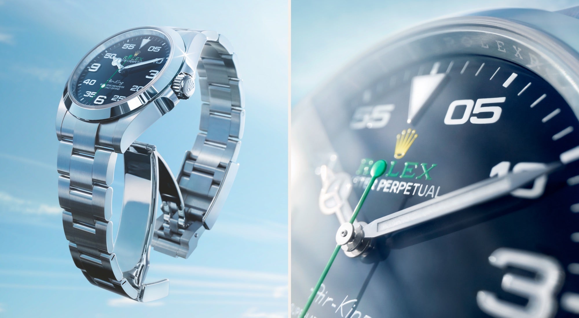 rolex air king watches - henne jewelers