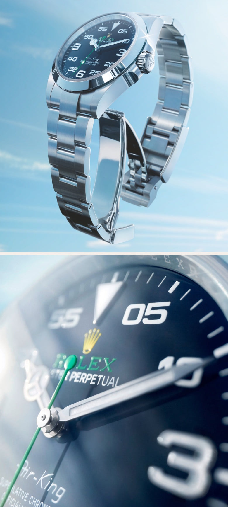 rolex air king watches - henne jewelers