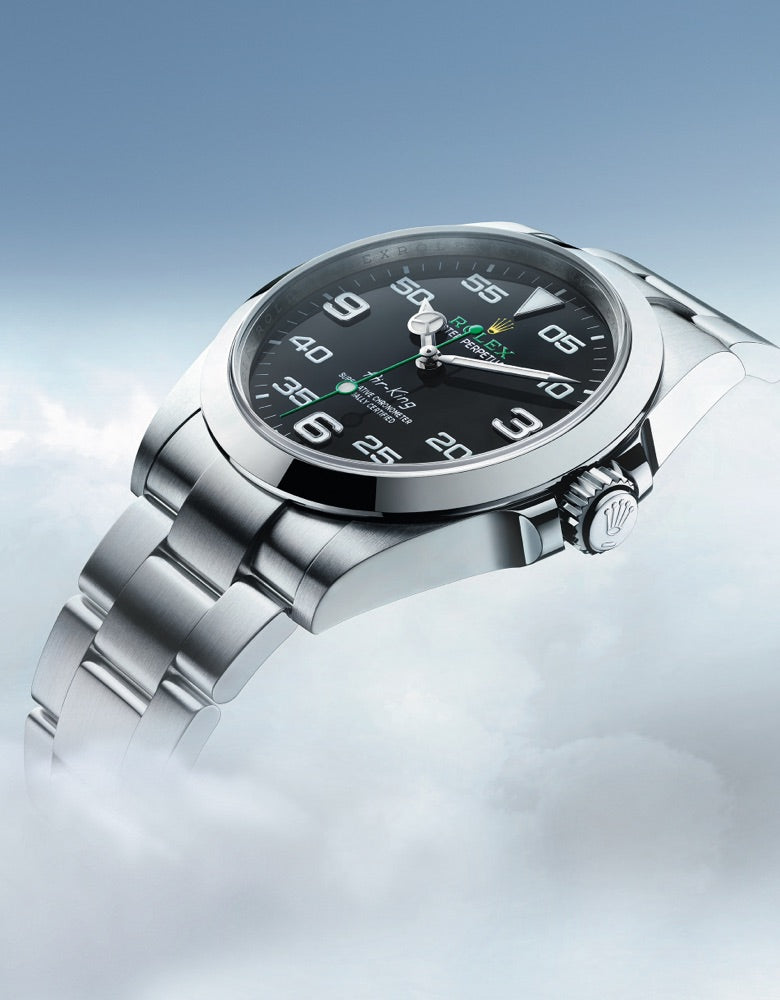 rolex air king watches - henne jewelers