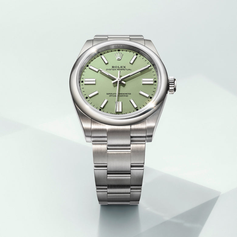 rolex oyster perpetual watches - henne jewelers