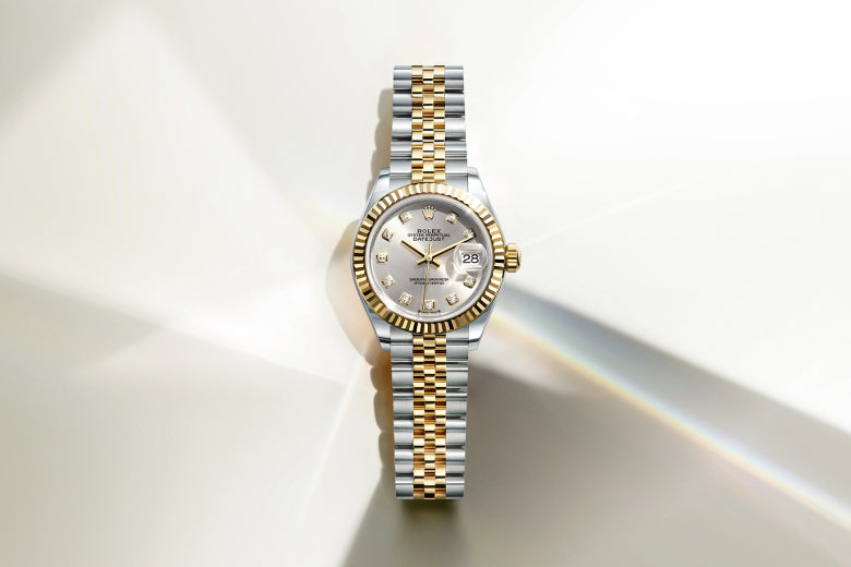 rolex lady datejust watches - henne jewelers