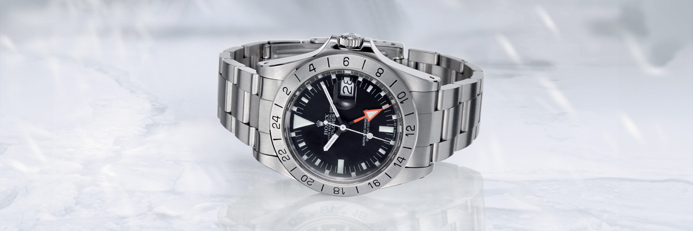 Rolex certified pre-owned Explorer II watches at Henne Jewelers