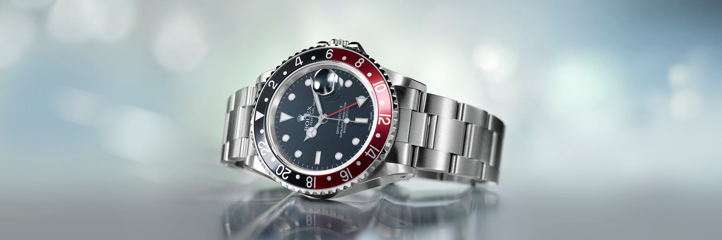 Rolex certified pre-owned GMT-Master II watches at Henne Jewelers