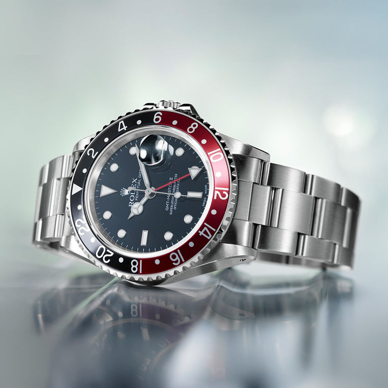 Rolex certified pre-owned GMT-Master II watches at Henne Jewelers