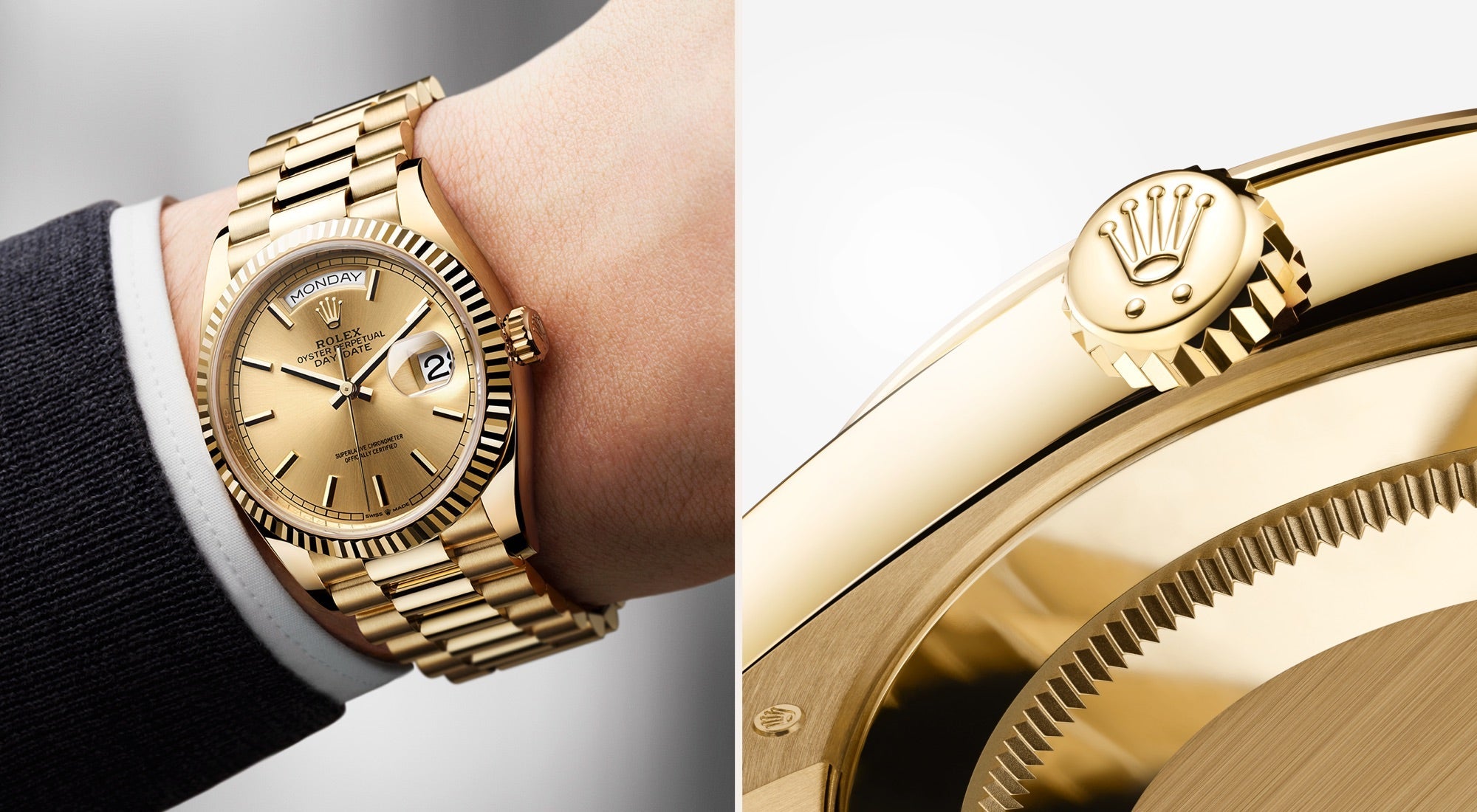 rolex day date watches - henne jewelers