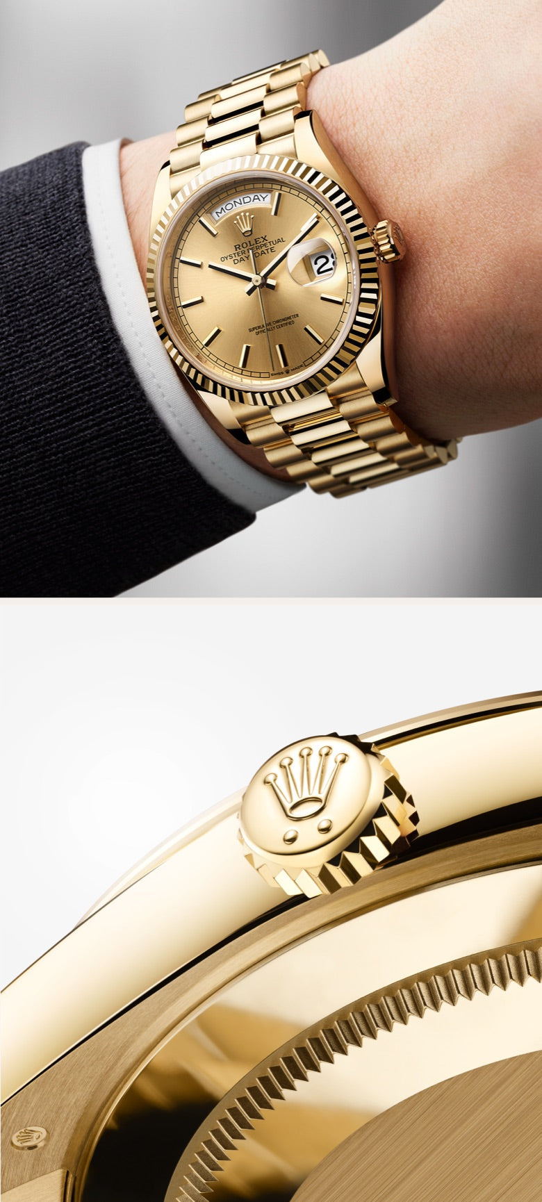 rolex day date watches - henne jewelers