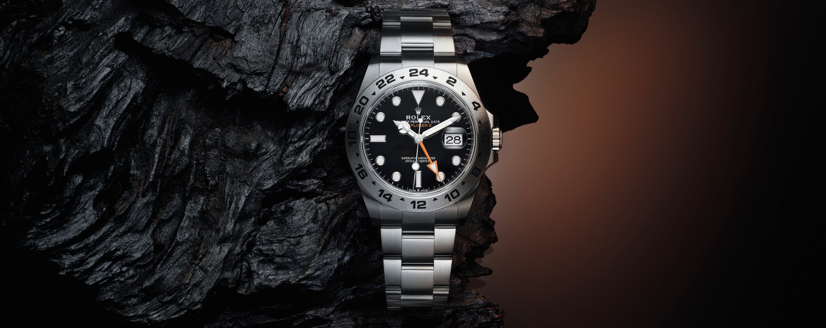 rolex explorer ii watches - henne jewelers