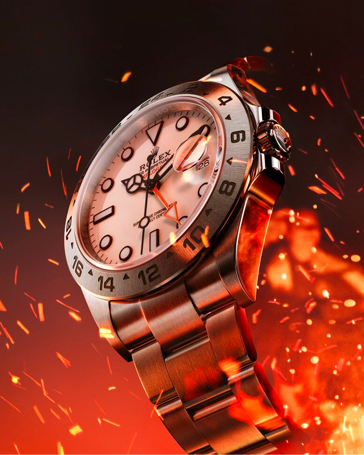 rolex explorer ii watches - henne jewelers