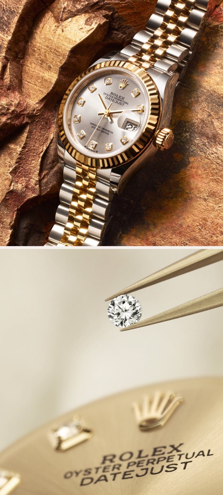 rolex lady datejust watches - henne jewelers
