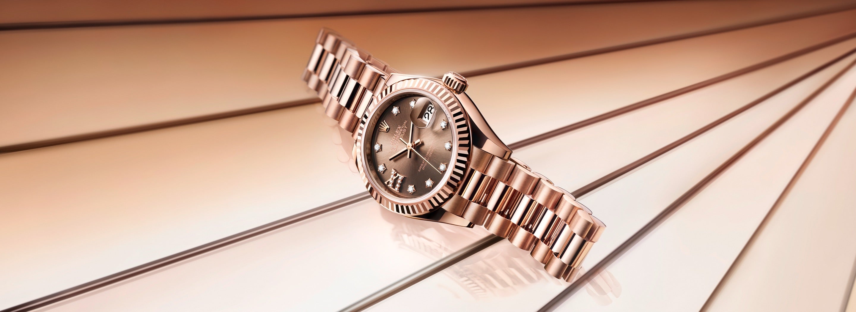 rolex lady datejust watches - henne jewelers