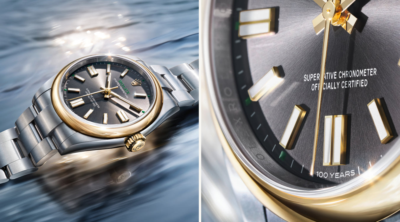 rolex oyster perpetual watches - henne jewelers