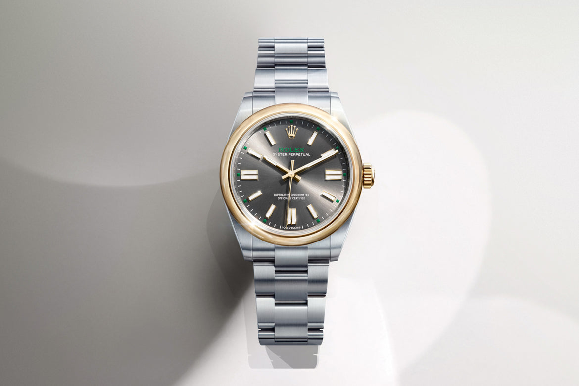 rolex oyster perpetual watches - henne jewelers