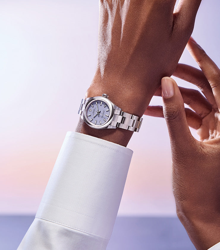 rolex oyster perpetual watches - henne jewelers