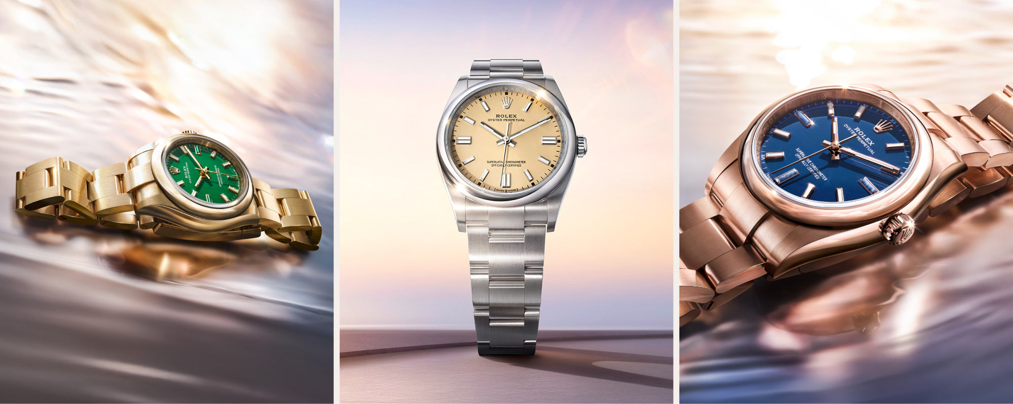 rolex oyster perpetual watches - henne jewelers