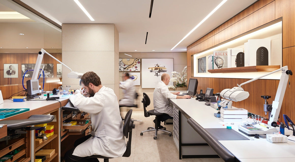 servicing your rolex - henne jewelers