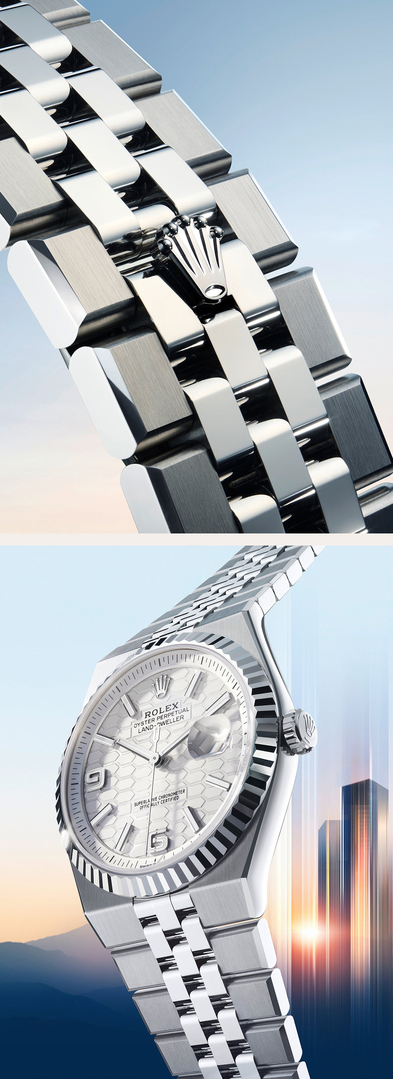 rolex land-dweller watches - henne jewelers