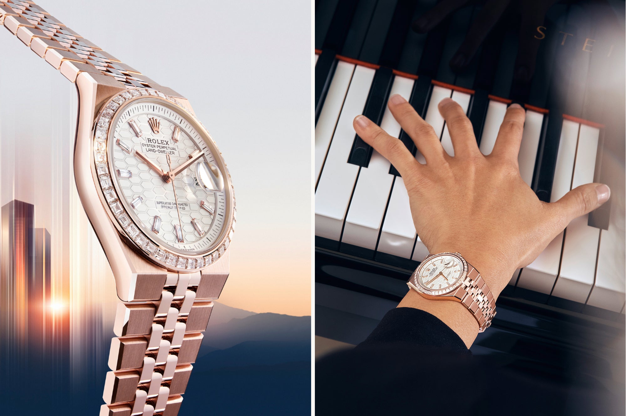 rolex land-dweller watches - henne jewelers